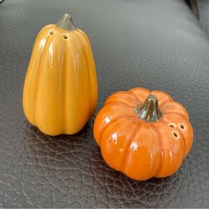 Orange Pumpkin Salt and Pepper Shaker Set